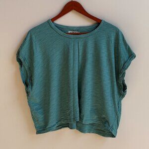 Free People We The Free Tunic Top - Green (Size Small)
